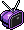 Purple Portable TV